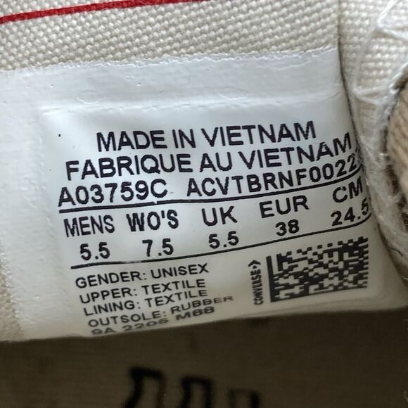 Women 7.5 Converse Chuck 70 High Nomad Khaki Egret Brown Sneaker Shoes A03759C - Picture 11 of 11